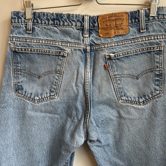 Vintage Levi’s 505 Orange Tab Jeans - Picture 4 of 7